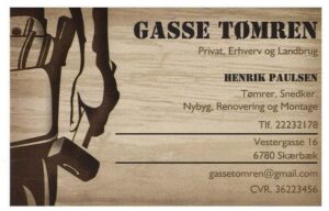 Gasse Tømren v/ Henrik Paulsen